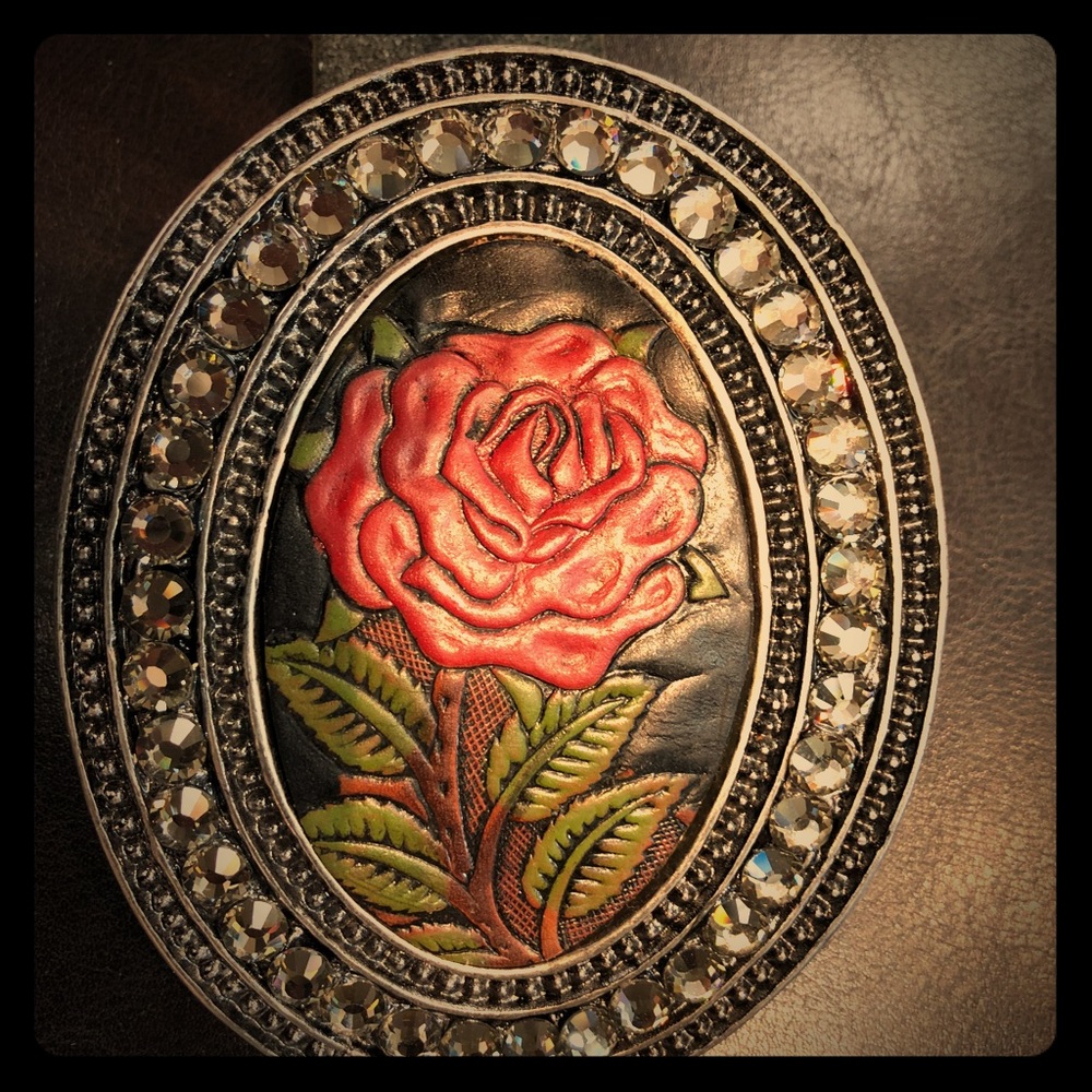Metal Rose Buckle